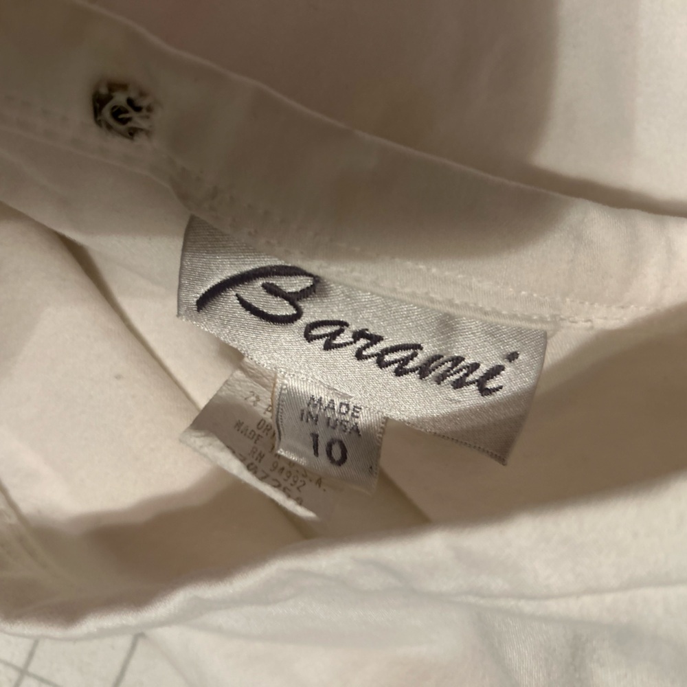 Women's White Shorts - Picture 3 of 3